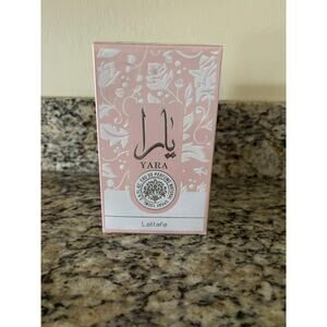 New in Package Yara Eau De Perfume Spray Lattafa 3.4 FL OZ Pink
